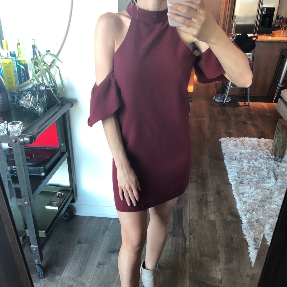Maroon Cocktail Dress